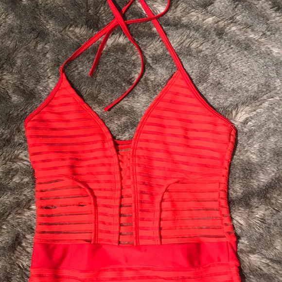 Red one piece. Size small. - Picture 2 of 6
